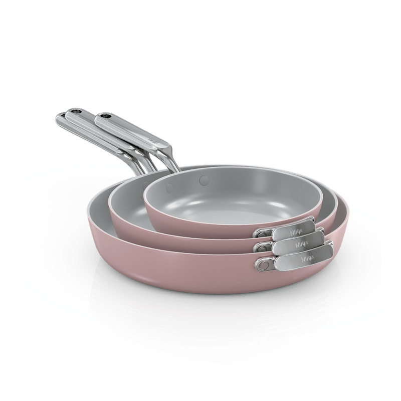 Ninja NeverQuit™ 3-Piece Frying Pan Ceramic Cookware Set