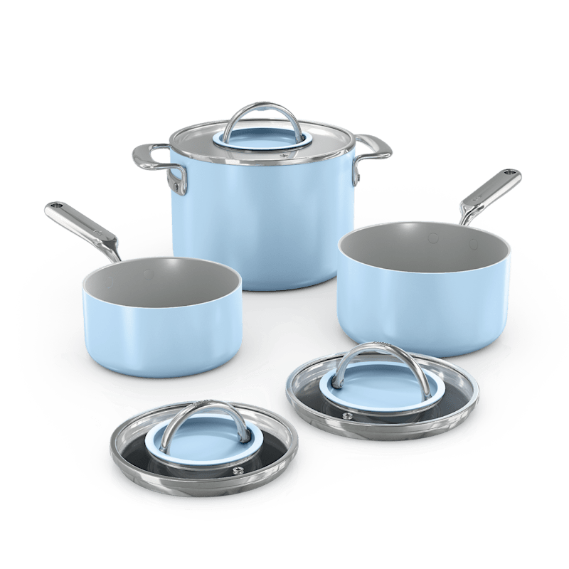 Ninja NeverQuit™ 6-Piece Ceramic Saucepan Cookware Set