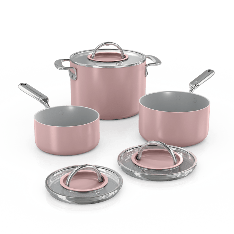 Ninja NeverQuit™ 6-Piece Ceramic Saucepan Cookware Set