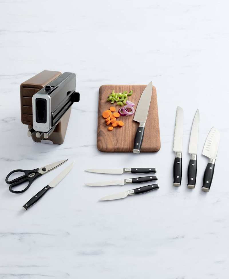 Ninja NeverDull Premium 13-Piece Knife Set, Walnut Wood Block