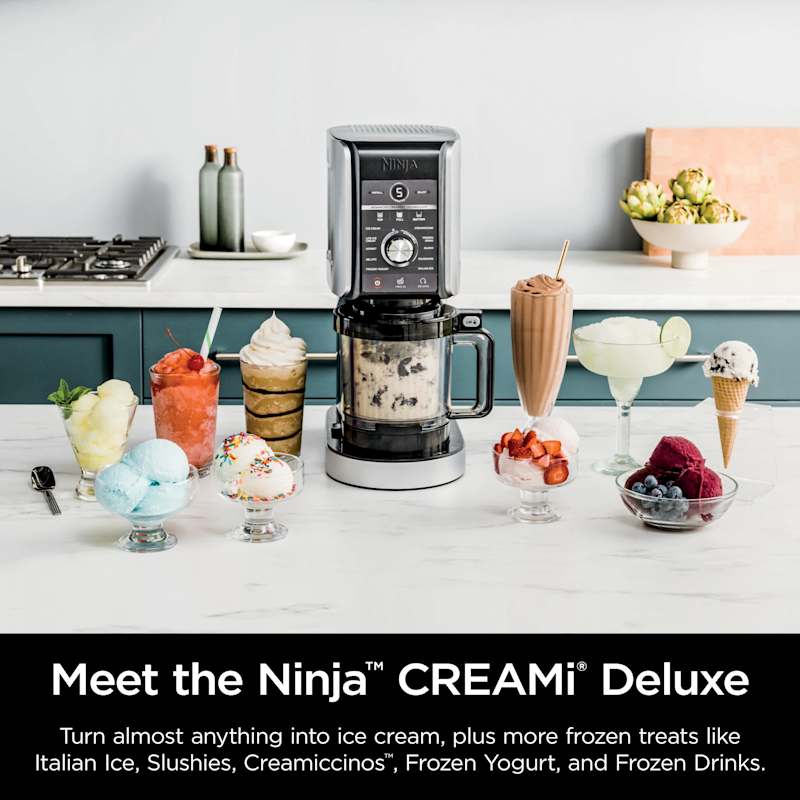 Ninja CREAMi Deluxe 11-in-1 Ice Cream Maker & Waffle Maker