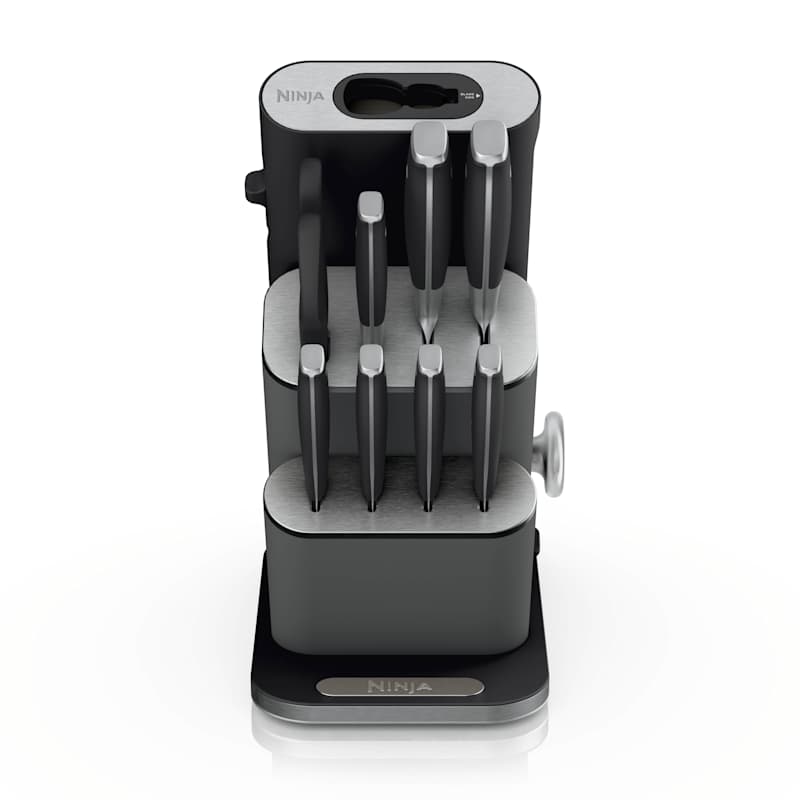 Ninja NeverDull 10-Piece Steel Knife Set with Removable Sharpener