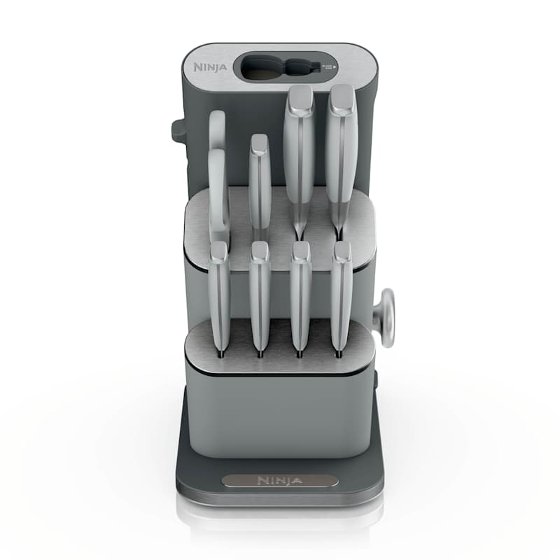 Ninja NeverDull 10-Piece Steel Knife Set with Removable Sharpener
