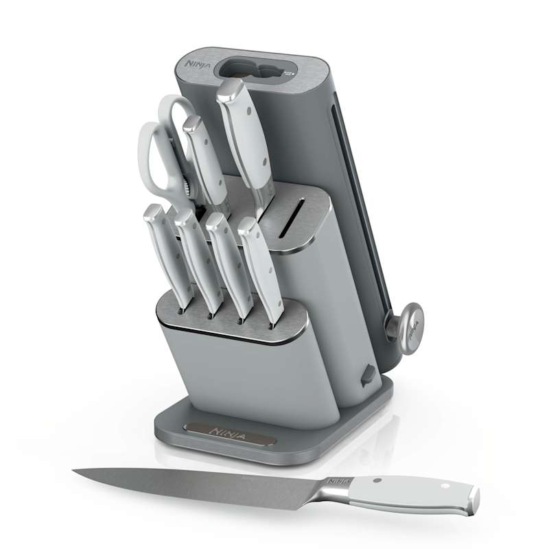 Ninja NeverDull 10-Piece Steel Knife Set with Removable Sharpener