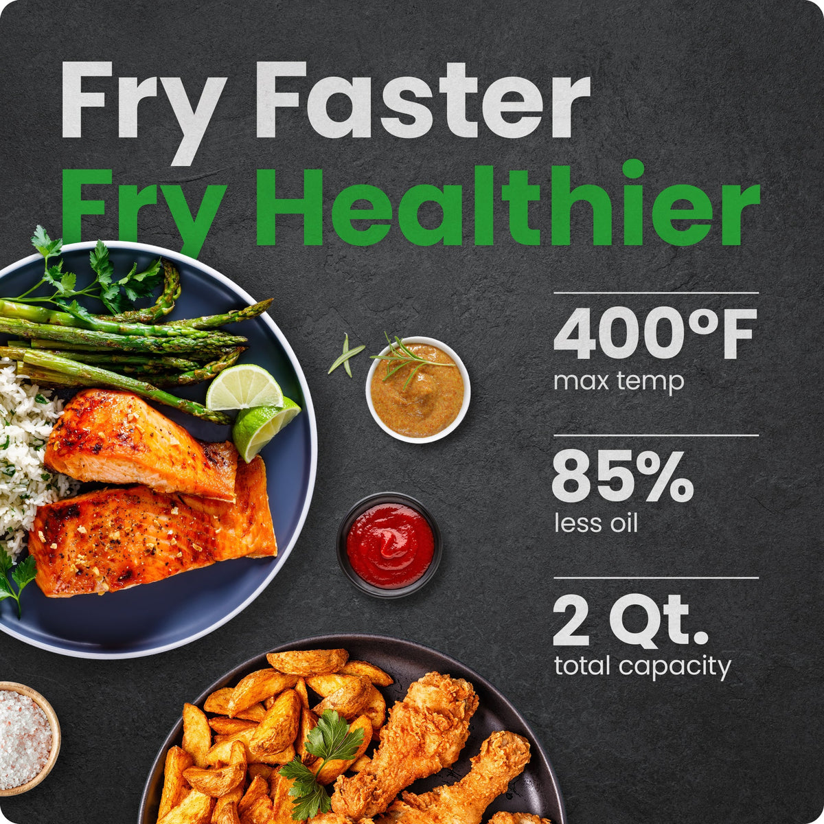 TurboFry® 2-Quart Digital Air Fryer