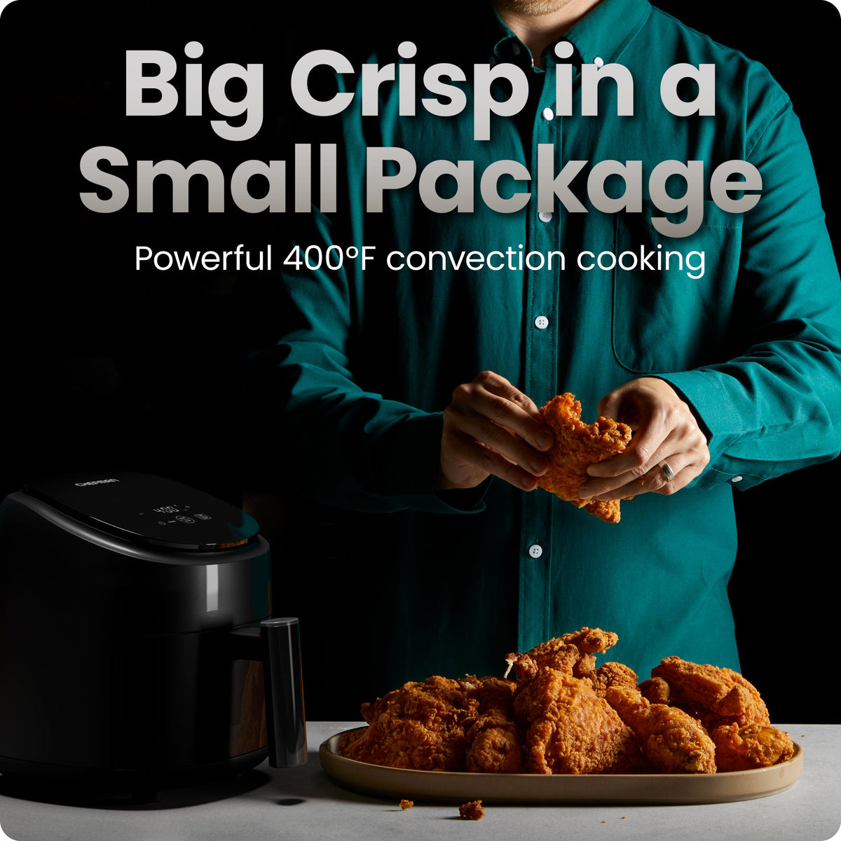 TurboFry® 2-Quart Digital Air Fryer