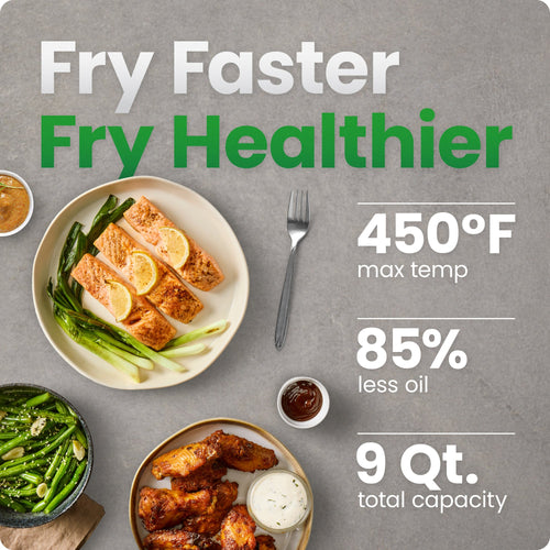 9 Qt. TurboFry® Dual Basket Air Fryer