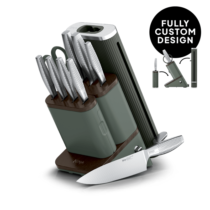 Ninja NeverDull Pro 11-Piece Premium Kitchen Knife Set & Steak Knives
